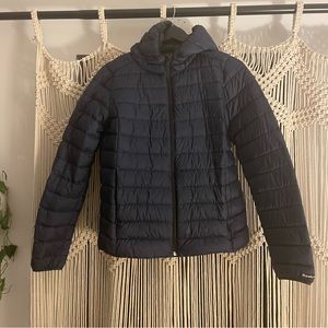 Roots Navy Packable Puffer Coat